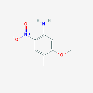 molecular formula C8H10N2O3 B1422596 5-甲氧基-4-甲基-2-硝基苯胺 CAS No. 86771-76-8