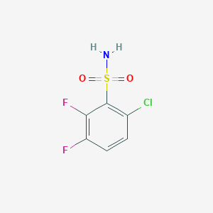 molecular formula C6H4ClF2NO2S B1422599 6-氯-2,3-二氟苯磺酰胺 CAS No. 1208077-20-6