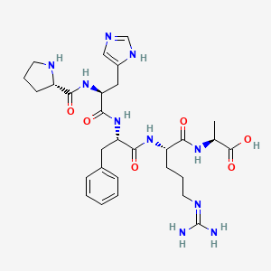 L-Prolyl-L-histidyl-L-phenylalanyl-N~5~-(diaminomethylidene)-L-ornithyl-L-alanine