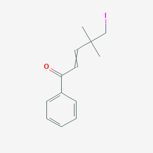 5-Iodo-4,4-dimethyl-1-phenylpent-2-en-1-one