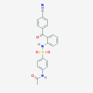 N-(4-{[2-(4-Cyanobenzoyl)phenyl]sulfamoyl}phenyl)acetamide