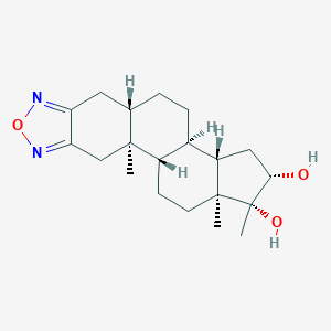 molecular formula C20H30N2O3 B142262 16beta-Hydroxyfurazabol CAS No. 36455-74-0