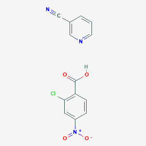 2-Chloro-4-nitrobenzoic acid;pyridine-3-carbonitrile