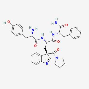 L-Tyrosyl-3-[(3S)-3-(pyrrolidine-1-carbonyl)-3H-indol-3-yl]-L-alanyl-L-phenylalaninamide