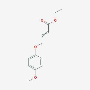 Ethyl 4-(4-methoxyphenoxy)but-2-enoate