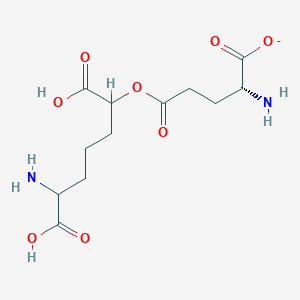 (2R)-2-Amino-5-[(5-amino-1,5-dicarboxypentyl)oxy]-5-oxopentanoate