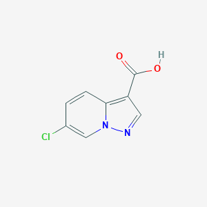 molecular formula C8H5ClN2O2 B1422626 6-Chloropyrazolo[1,5-a]pyridine-3-carboxylic acid CAS No. 1167055-29-9