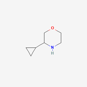 molecular formula C7H13NO B1422630 3-Cyclopropylmorpholine CAS No. 1260667-05-7