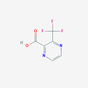 molecular formula C6H3F3N2O2 B1422636 3-(Trifluoromethyl)pyrazine-2-carboxylic acid CAS No. 870787-06-7