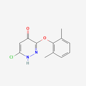 6-Chloro-3-(2,6-dimethylphenoxy)pyridazin-4(1H)-one