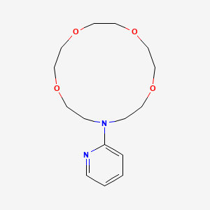 1,4,7,10-Tetraoxa-13-azacyclopentadecane, 13-(2-pyridinyl)-