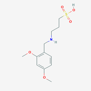 3-[(2,4-Dimethoxyphenyl)methylamino]propane-1-sulfonic acid