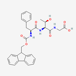 N-{[(9H-Fluoren-9-yl)methoxy]carbonyl}-L-phenylalanyl-L-threonylglycine