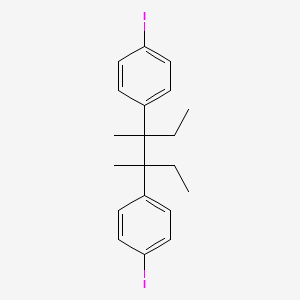 1,1'-(3,4-Dimethylhexane-3,4-diyl)bis(4-iodobenzene)