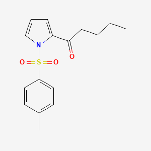 1-[1-(4-Methylbenzene-1-sulfonyl)-1H-pyrrol-2-yl]pentan-1-one