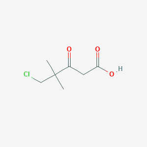 5-Chloro-4,4-dimethyl-3-oxopentanoic acid