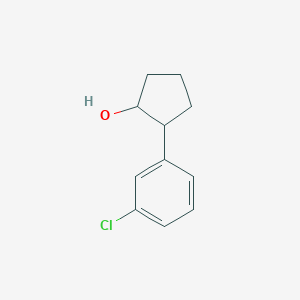B1422644 2-(3-Chlorophenyl)cyclopentan-1-ol CAS No. 91552-36-2
