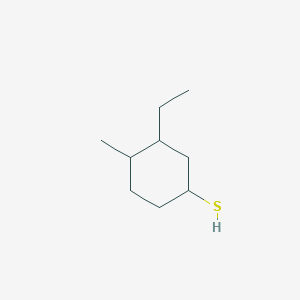 molecular formula C9H18S B14226495 3-Ethyl-4-methylcyclohexane-1-thiol CAS No. 827024-47-5