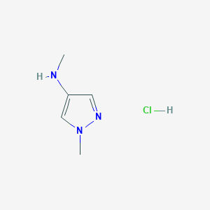 B1422659 N,1-dimethyl-1H-pyrazol-4-amine hydrochloride CAS No. 1333842-76-4