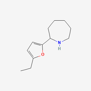 B1422665 2-(5-Ethylfuran-2-yl)azepane CAS No. 1333890-80-4