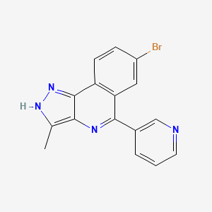 7-Bromo-3-methyl-5-(pyridin-3-yl)-2H-pyrazolo[4,3-c]isoquinoline