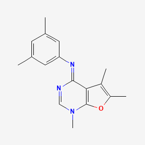 (4Z)-N-(3,5-Dimethylphenyl)-1,5,6-trimethylfuro[2,3-d]pyrimidin-4(1H)-imine