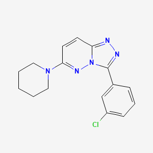 3-(3-Chlorophenyl)-6-(piperidin-1-yl)[1,2,4]triazolo[4,3-b]pyridazine