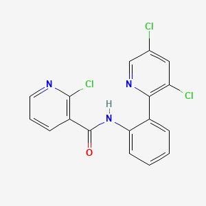 2-chloro-N-[2-(3,5-dichloropyridin-2-yl)phenyl]pyridine-3-carboxamide