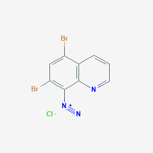 5,7-Dibromoquinoline-8-diazonium chloride