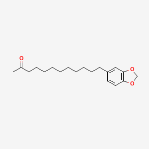 2-Dodecanone, 12-(1,3-benzodioxol-5-yl)-