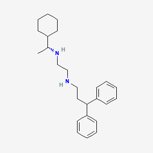 N'-[(1R)-1-cyclohexylethyl]-N-(3,3-diphenylpropyl)ethane-1,2-diamine