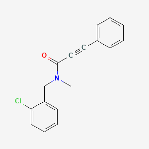 N-[(2-Chlorophenyl)methyl]-N-methyl-3-phenylprop-2-ynamide