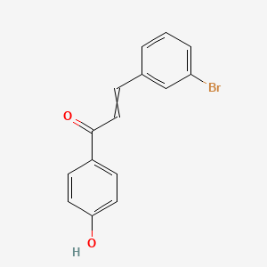 3-(3-Bromophenyl)-1-(4-hydroxyphenyl)prop-2-en-1-one