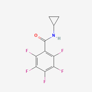 N-cyclopropyl-2,3,4,5,6-pentafluorobenzamide