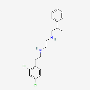 N-[2-(2,4-dichlorophenyl)ethyl]-N'-(2-phenylpropyl)ethane-1,2-diamine