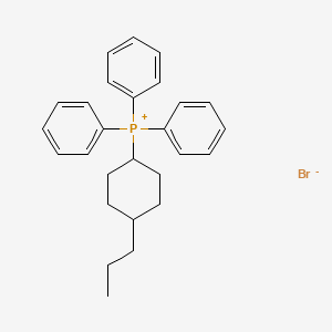 Triphenyl(4-propylcyclohexyl)phosphanium bromide