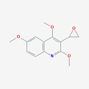 Quinoline, 2,4,6-trimethoxy-3-oxiranyl-