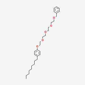 molecular formula C30H46O5 B14226949 13-(4-Nonylphenoxy)-1-phenyl-2,5,8,11-tetraoxatridecane CAS No. 823203-21-0
