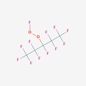 molecular formula C5F12O2 B14226954 1,1,1,2,2,3,4,4,5,5,5-Undecafluoro-3-(fluoroperoxy)pentane CAS No. 828259-48-9