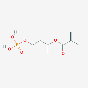 molecular formula C8H15O6P B14226980 4-(Phosphonooxy)butan-2-yl 2-methylprop-2-enoate CAS No. 827012-86-2