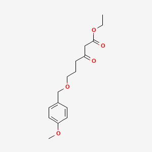 Ethyl 6-[(4-methoxyphenyl)methoxy]-3-oxohexanoate