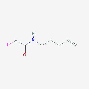 B14227054 Acetamide, 2-iodo-N-4-pentenyl- CAS No. 501435-49-0