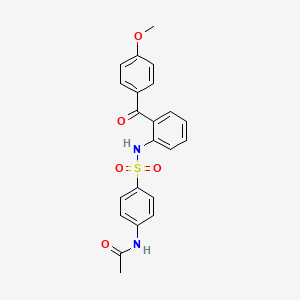 N-(4-{[2-(4-Methoxybenzoyl)phenyl]sulfamoyl}phenyl)acetamide