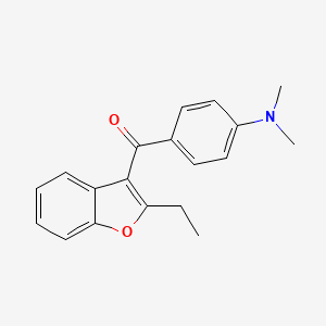 (4-(Dimethylamino)phenyl)(2-ethylbenzofuran-3-yl)methanone