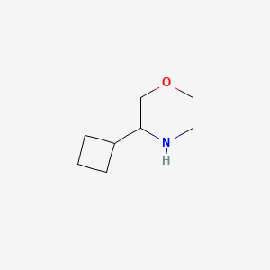 molecular formula C8H15NO B1422708 3-Cyclobutylmorpholine CAS No. 1270570-18-7