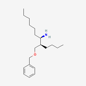 molecular formula C20H35NO B14227096 6-Dodecanamine, 5-[(phenylmethoxy)methyl]-, (5R,6R)- CAS No. 825601-33-0