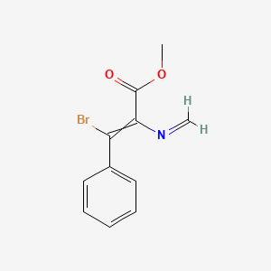 Methyl 3-bromo-2-(methylideneamino)-3-phenylprop-2-enoate