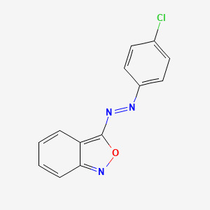 3-[(E)-(4-Chlorophenyl)diazenyl]-2,1-benzoxazole