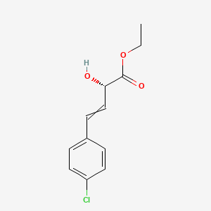 ethyl (2S)-4-(4-chlorophenyl)-2-hydroxybut-3-enoate