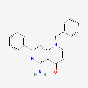 5-Amino-1-benzyl-7-phenyl-1,6-naphthyridin-4(1H)-one